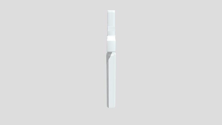 Punisher Gun Closed 3D Model
