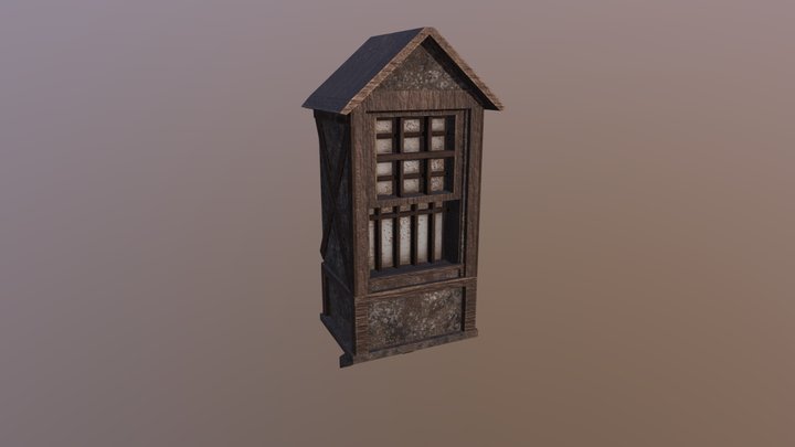 Village Window 3D Model