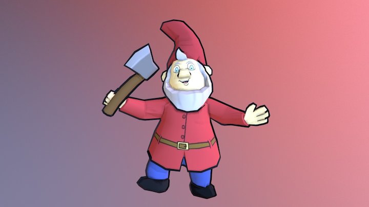Gnome 3D Model