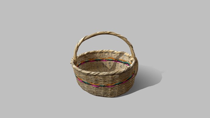 scan CANASTA BASKET 3D Model