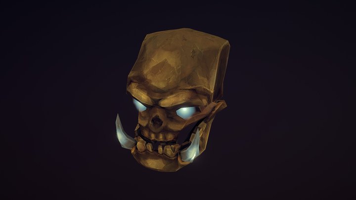 Orc Skull 3D Model