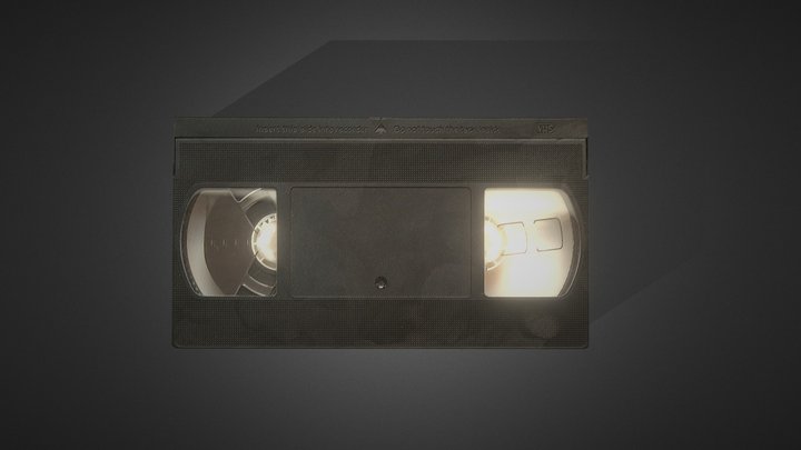 Retro Vhs Tape (Game Ready) 3D Model