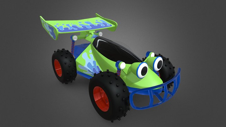 Toy Story RC Car 3D Model 3D Model