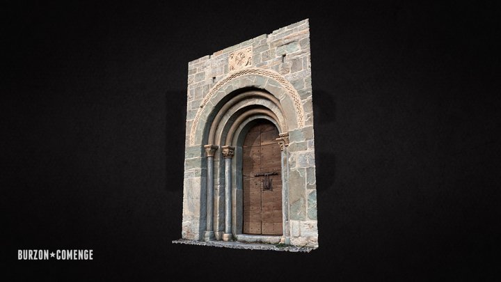 Assumpció de Cóll church. Vall de Boí, 1140. 3D Model
