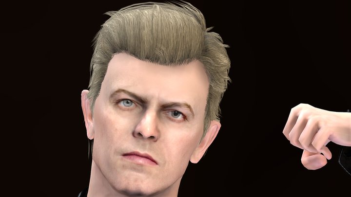 David Bowie 1980 – Modello 3D gratuito STL