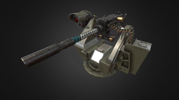 RoBattle - Turret 3D Model