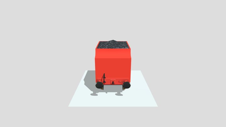 Wii Thomas & Friends James The Red Engine 3D Model