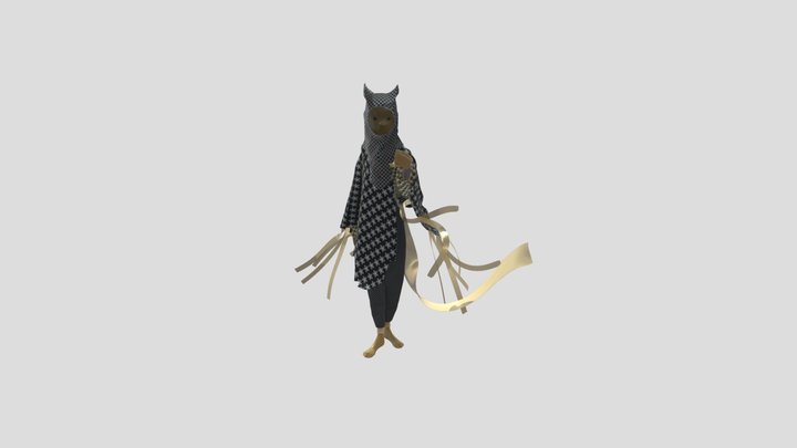 232-40-099 Al-Amin (Cloth) 3D Model
