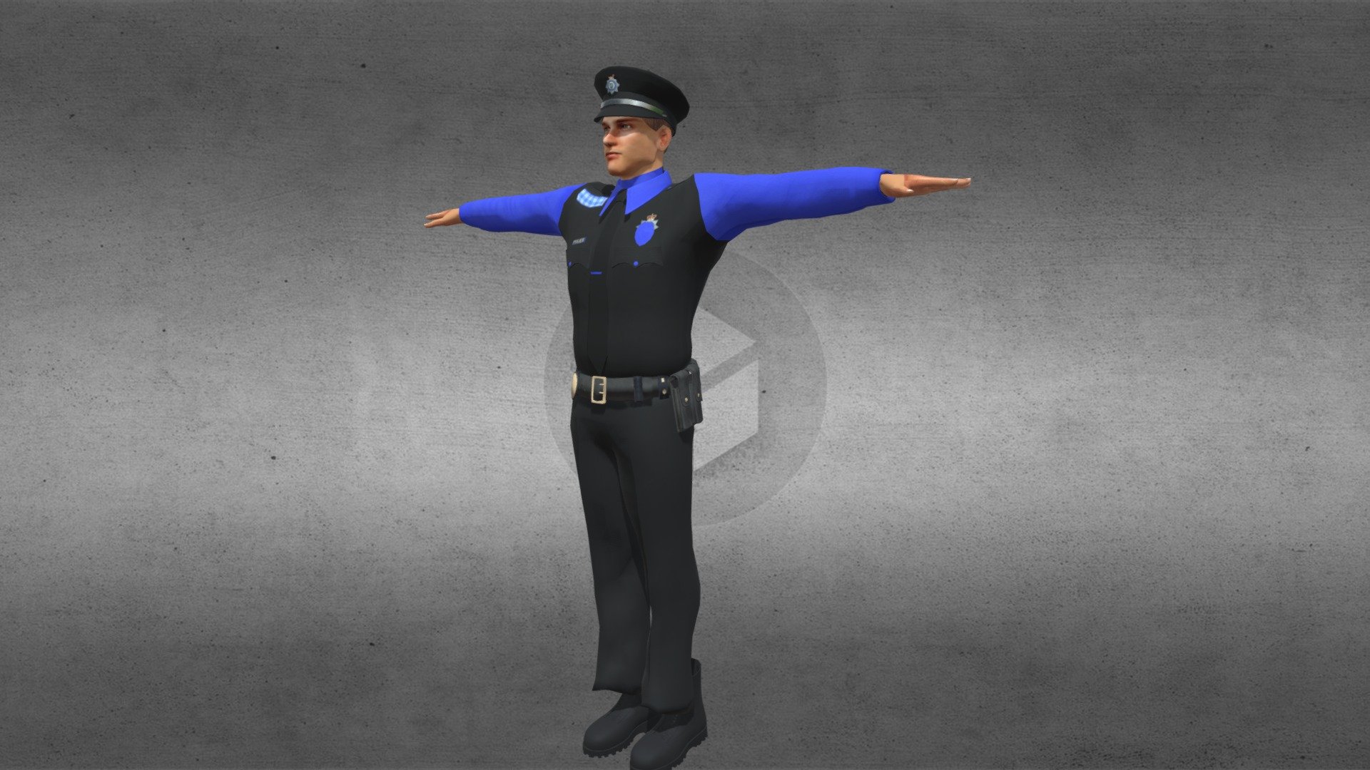 Police Man - Buy Royalty Free 3D model by 3D Artist 1 (@hamidra7a ...