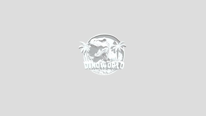 Dinoworld Logo 3D Model