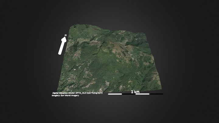 台北七星山主峰 – Free 3D Model STL