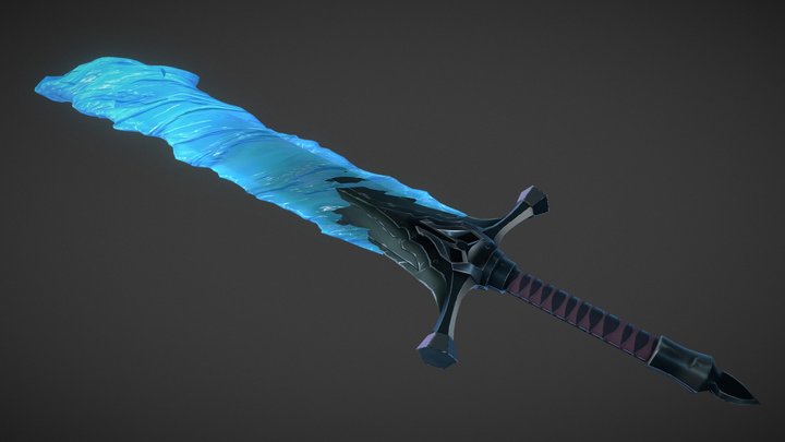 Frozen Sword 3D Model