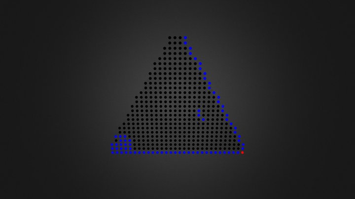 pie-net-triangle-700-45-64 3D Model