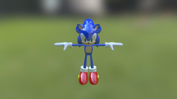Práctica Hoja de giro - Sonic 3D Model