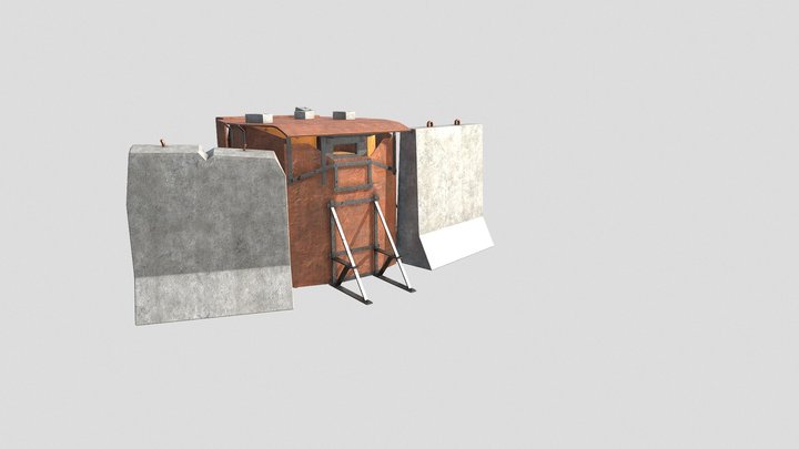 Post Apo Bunker 3D Model