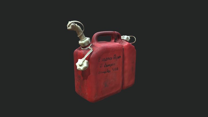 Firefighter Vision: Petrol Can 3D Model
