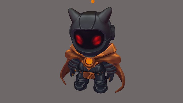 Sci-fi stylized character 3D Model