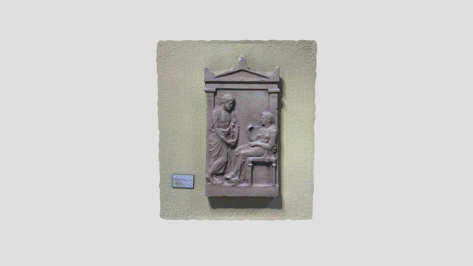 Estela funeraria de Ctesileos y Teanó