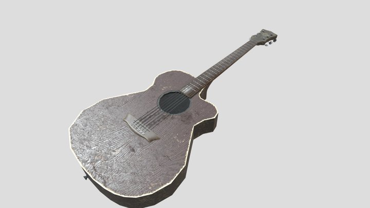 Guitar 3D Model