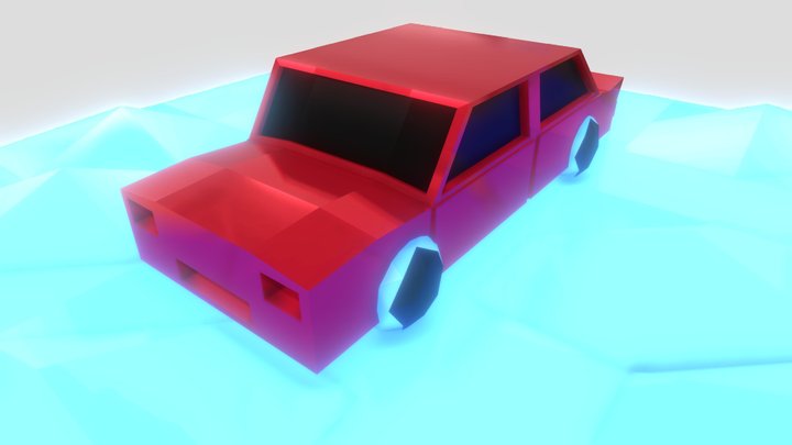 red car future – Modello 3D gratuito STL