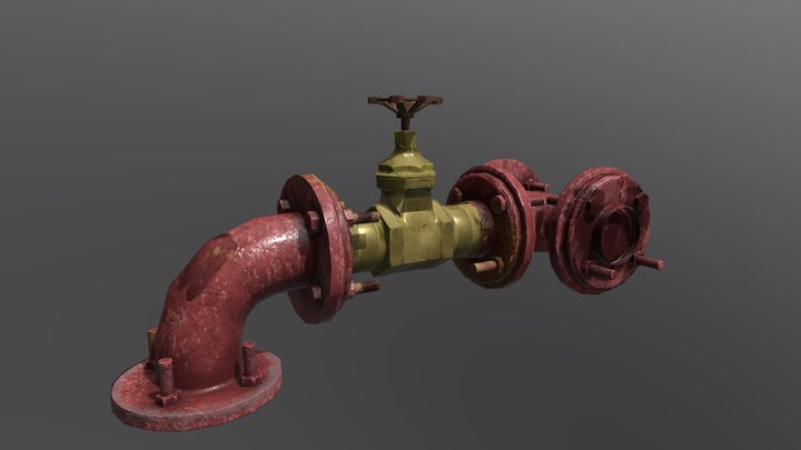 Street Pipes 3D Model