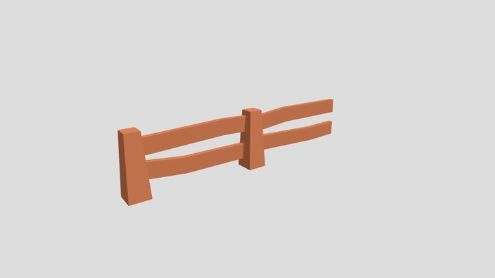 Lowpoly Fence [FREE] 3D Model