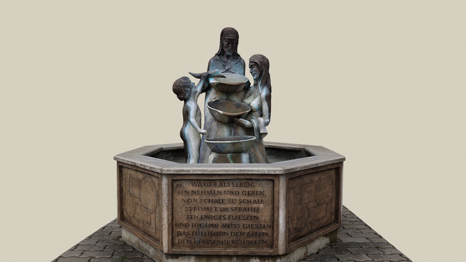 Zierbrunnen — Sketchfab embed 3D viewer