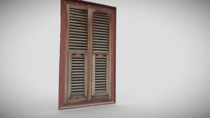 Decrepit Window 1 3D Model