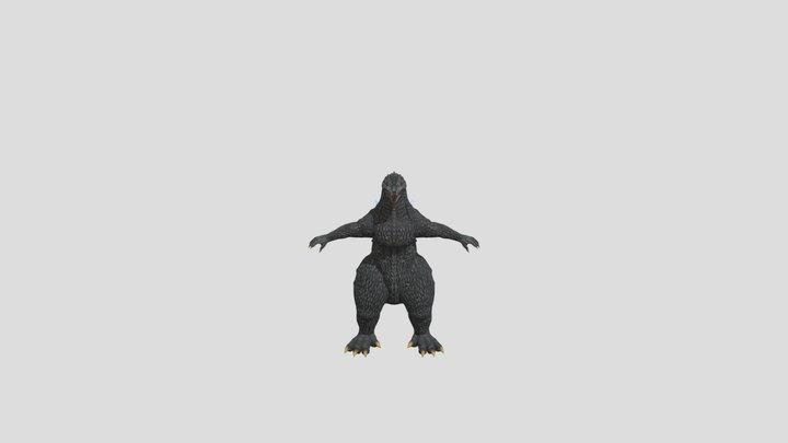 Godzilla 2002-2003 (JJJ And MMD Charizard) 3D Model