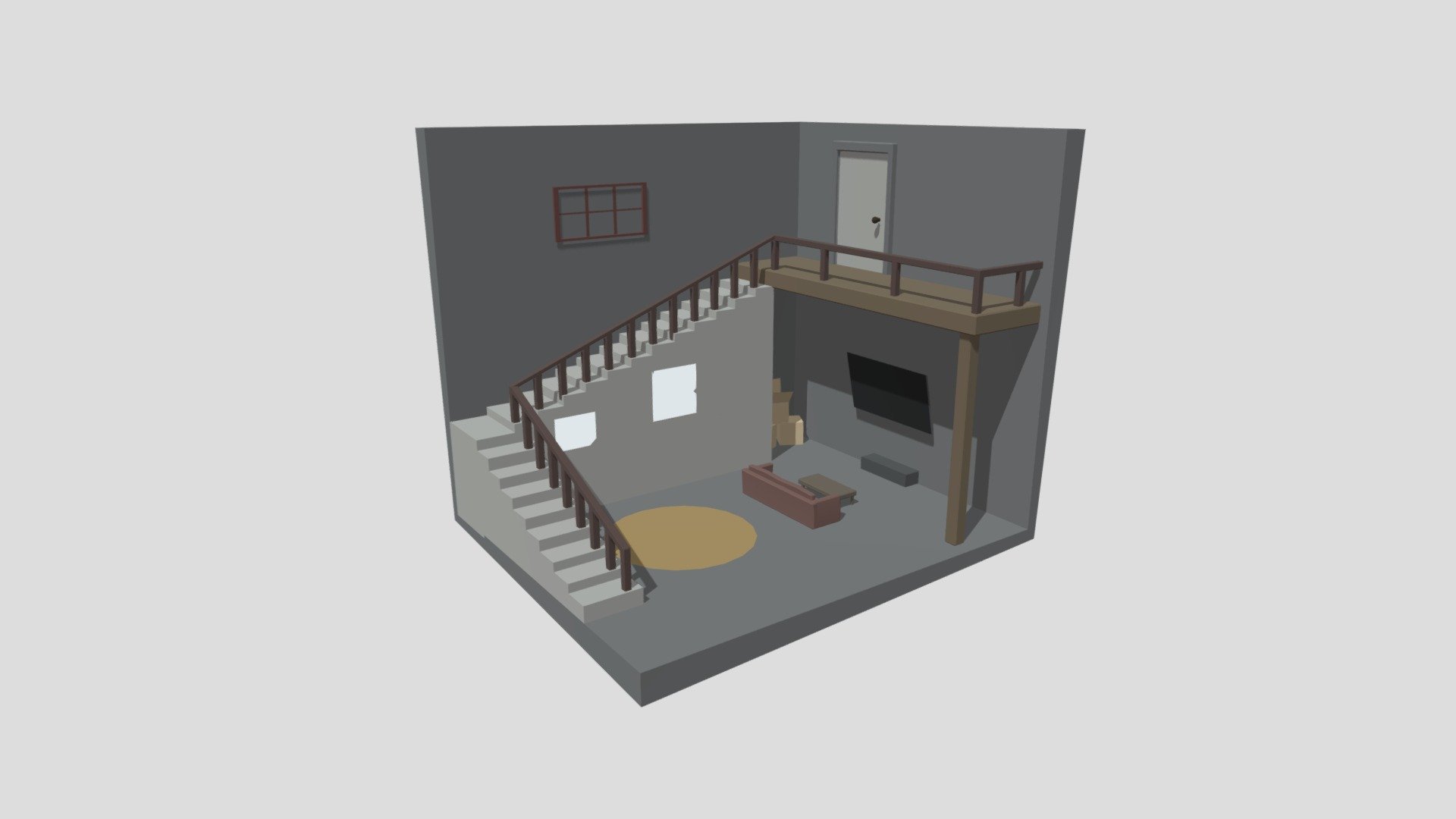 BasementProject - 3D model by hunterc_19 [92e7a0c] - Sketchfab