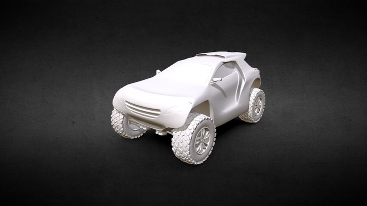 Dakar vehicle 3D Model