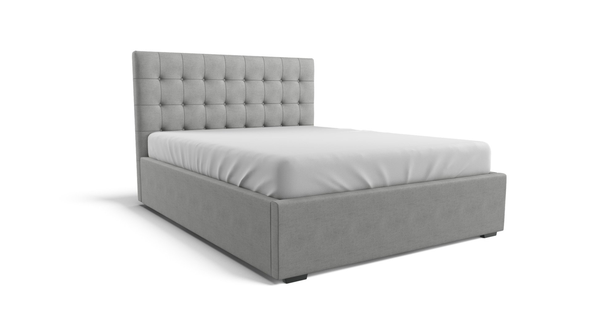 Finlay Kingsize Bed With Storage, Persian Grey