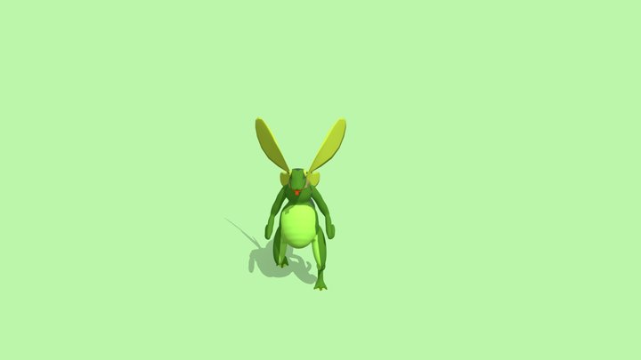 Reptisect Animated 3D Model