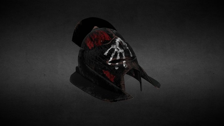 Uruk Hai Helmet 3D Model