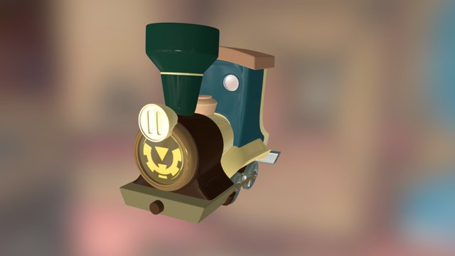 The Legend of Zelda: Spirit Tracks Train 3D Model