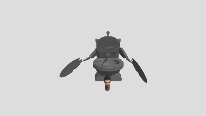 saw toilet 3D Model