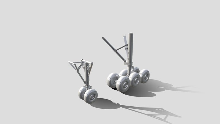 A350-1000 Landing Gear – Modelo 3D gratuito STL