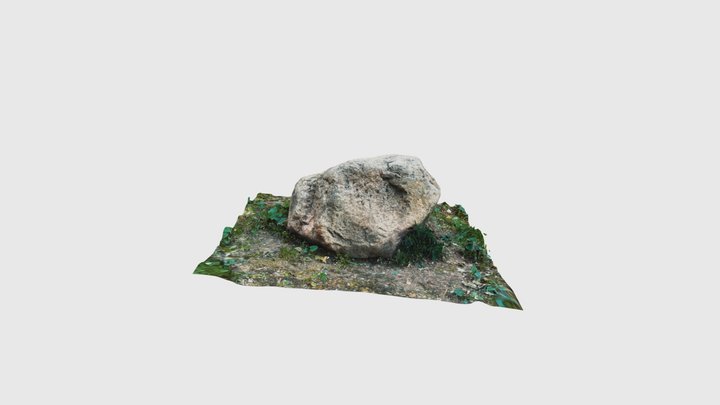 Stone in the park 3D Model