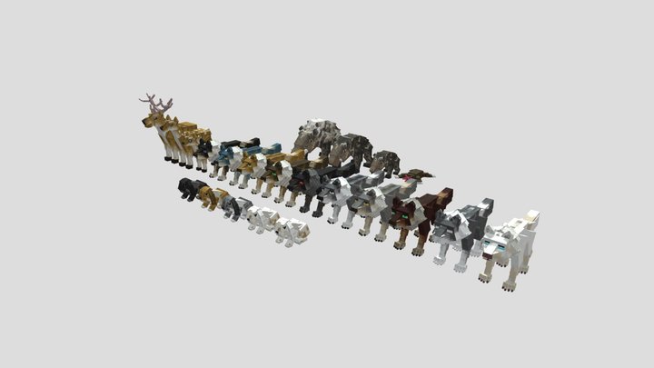 Minecraft Animals | Blockbench 3D Model