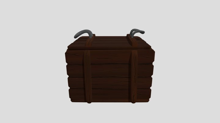 Wooden Crate – Game Ready Asset