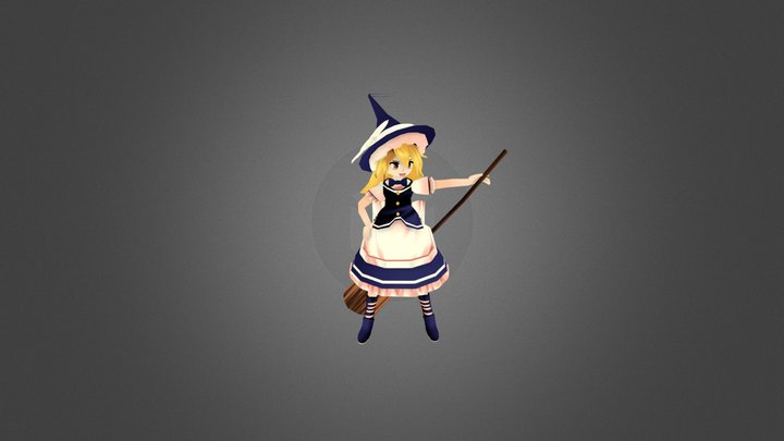 Marisa Kirisame 3D Model