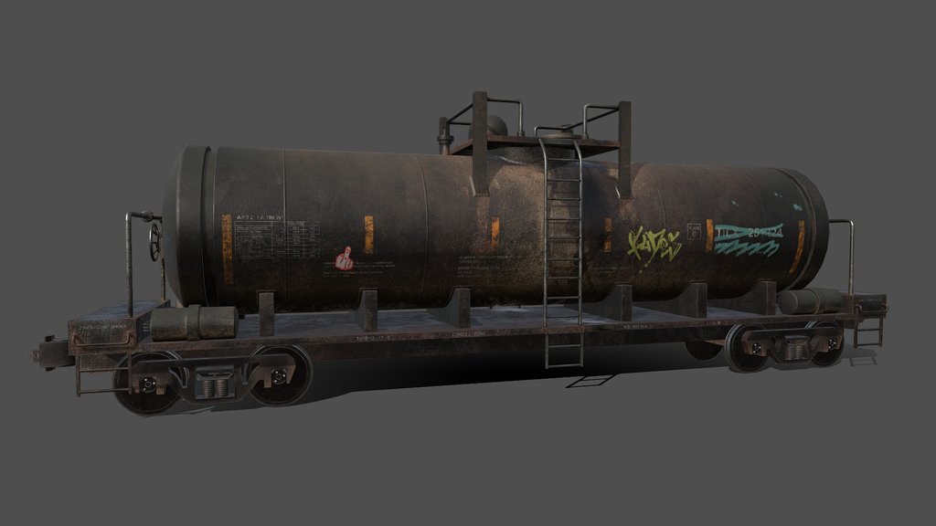 Oil_Tank-Car - Triangulate