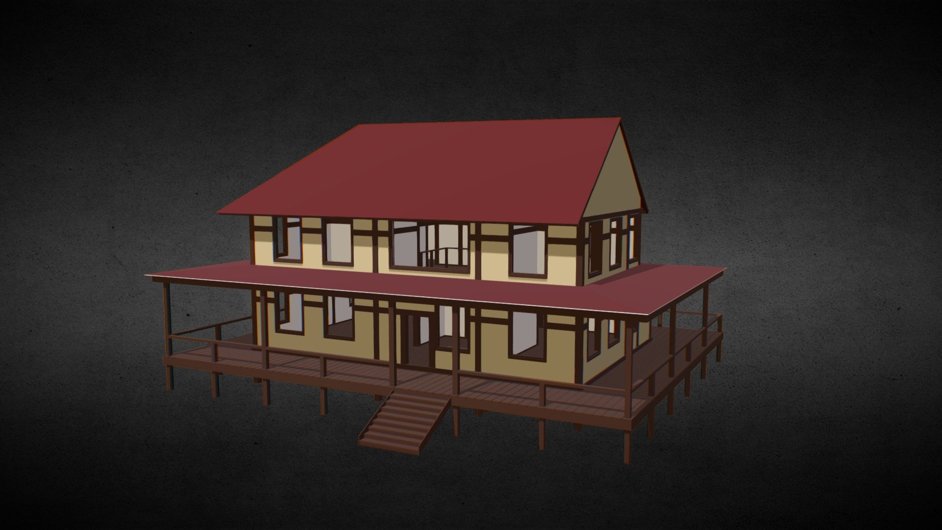 Farm House - Download Free 3D model by danes_dysfunction [92f179d ...
