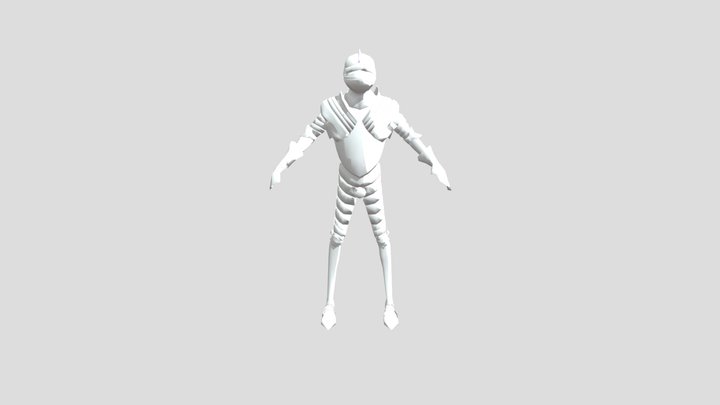 Animated Armor 3D Model