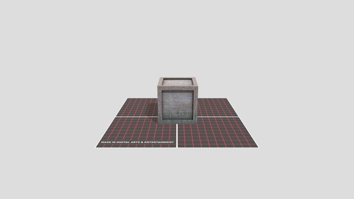 Crate Export 3D Model