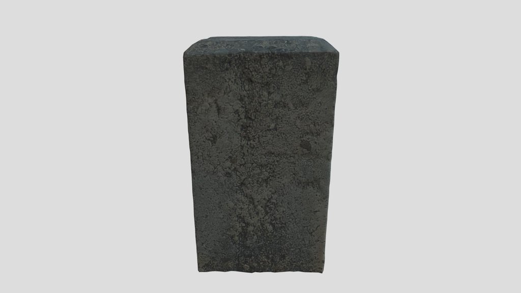 Bollard Concrete Photoscan 1