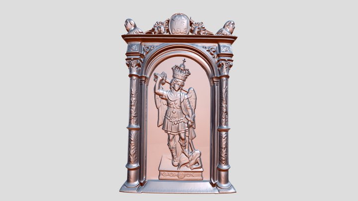 Statua S. Michele Monte Sant'Angelo 3D Model