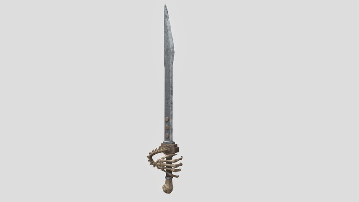 Skeleton Sword 3D Model