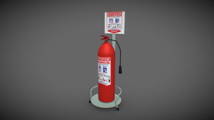 Extintor - Jesus Gil (EST USB IM) 3D Model