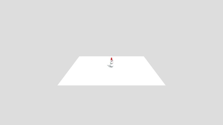 Snowman 3D Model